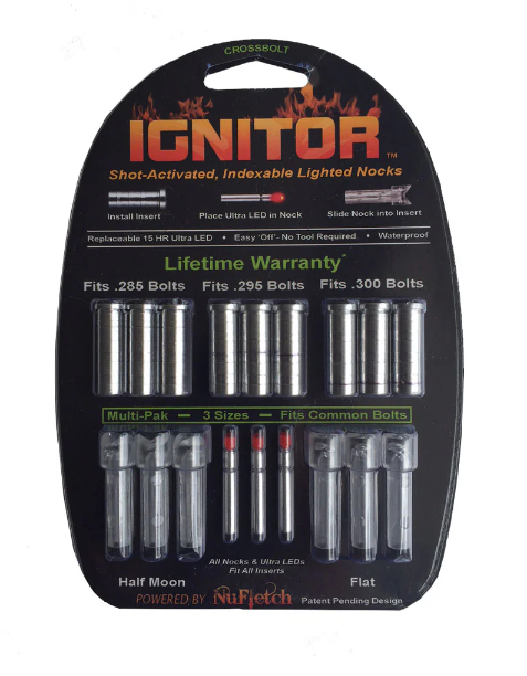 NuFletch Ignitor Lighted Nocks for Crossbows