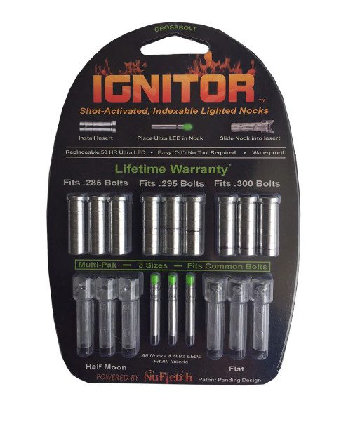 NuFletch Ignitor Lighted Nocks for Crossbows