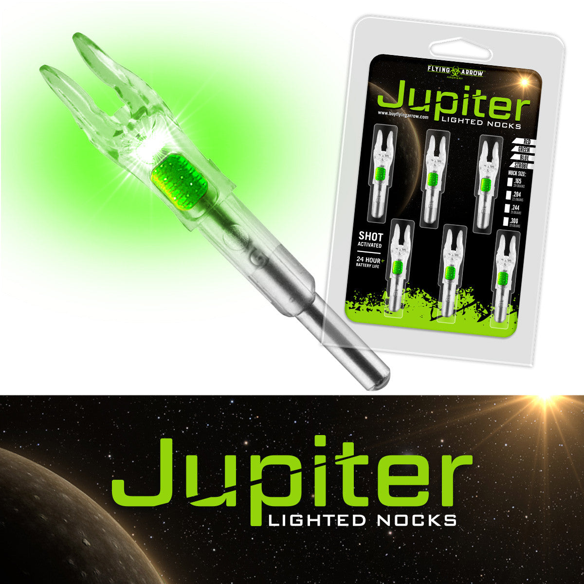Jupiter Lighted Nock (6pk)