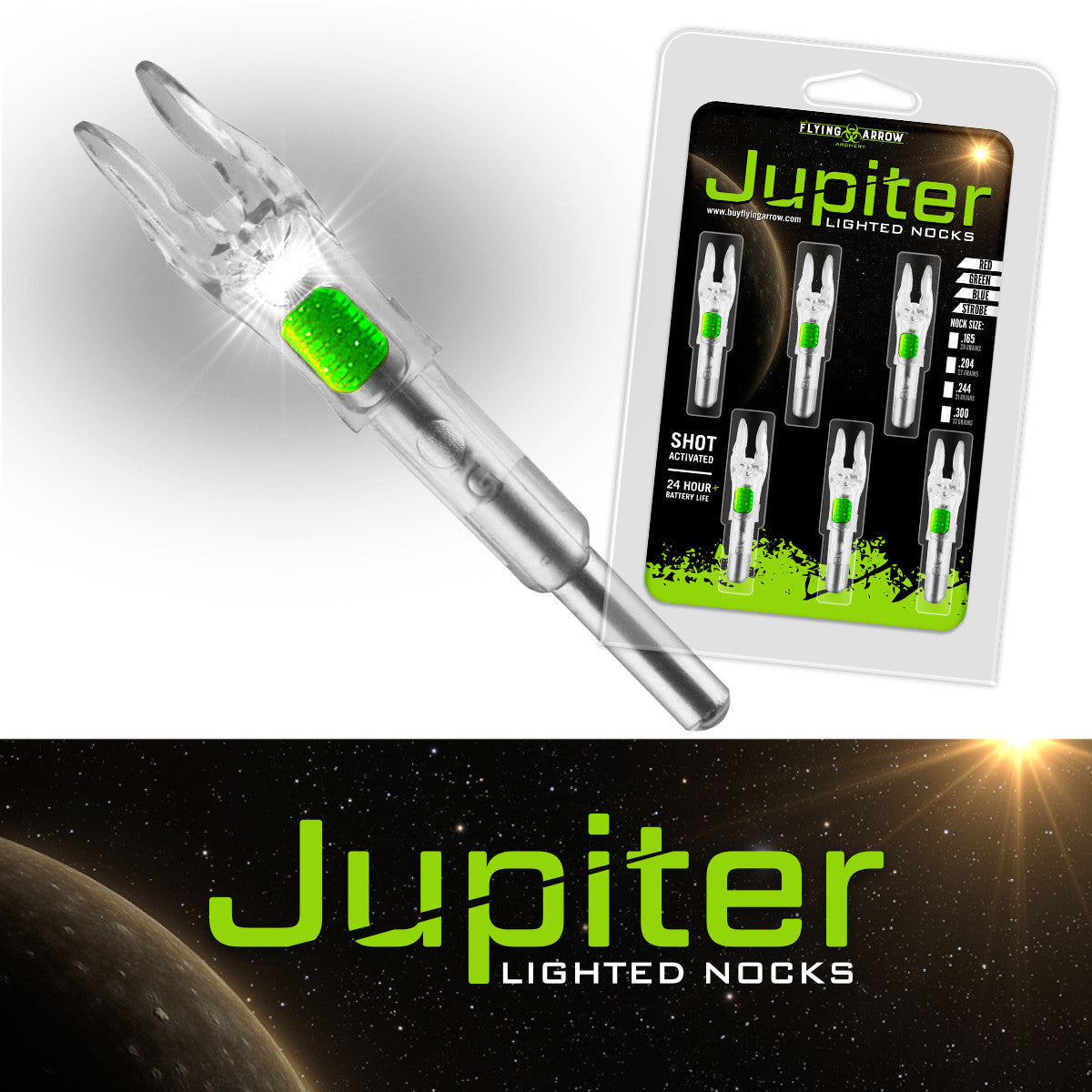 Jupiter Lighted Nock (6pk)