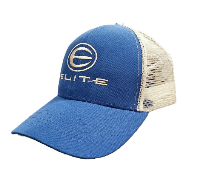 Elite Blue & White Mesh Hat