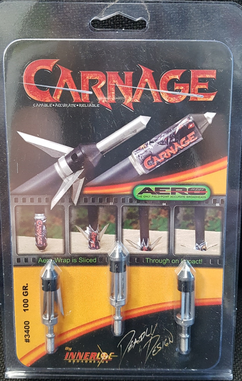Innerloc Carnage 3 Blade 100gr 1 1/2 (3 pack)