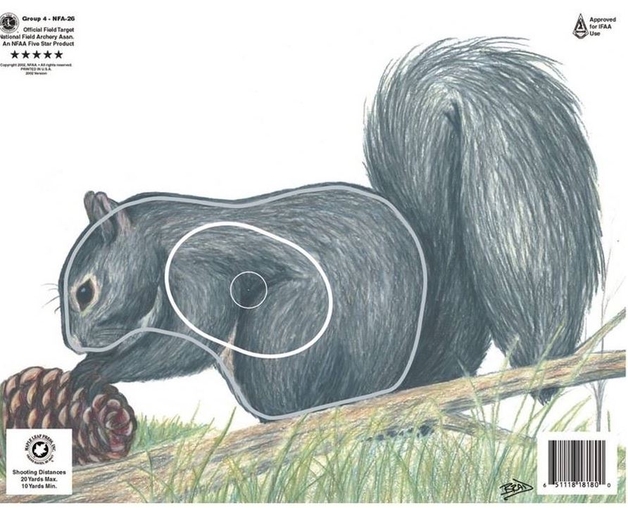 Maple Group 4 Squirrel Target