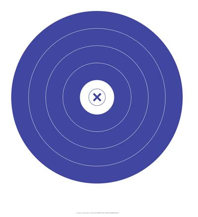 IFAA Single Spot Blue & White 40cm