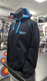 Attitude Archery Fleecy Hoodie Black / Blue