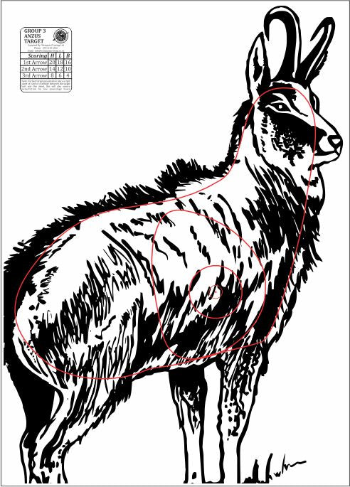 ANZUS Tough Waterproof Targets