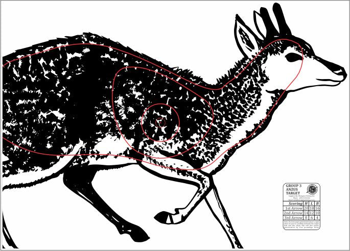 ANZUS Tough Waterproof Targets