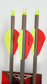 Attitude Archery Black Eagle Outlaw Prefletched Arrow Box Set 6