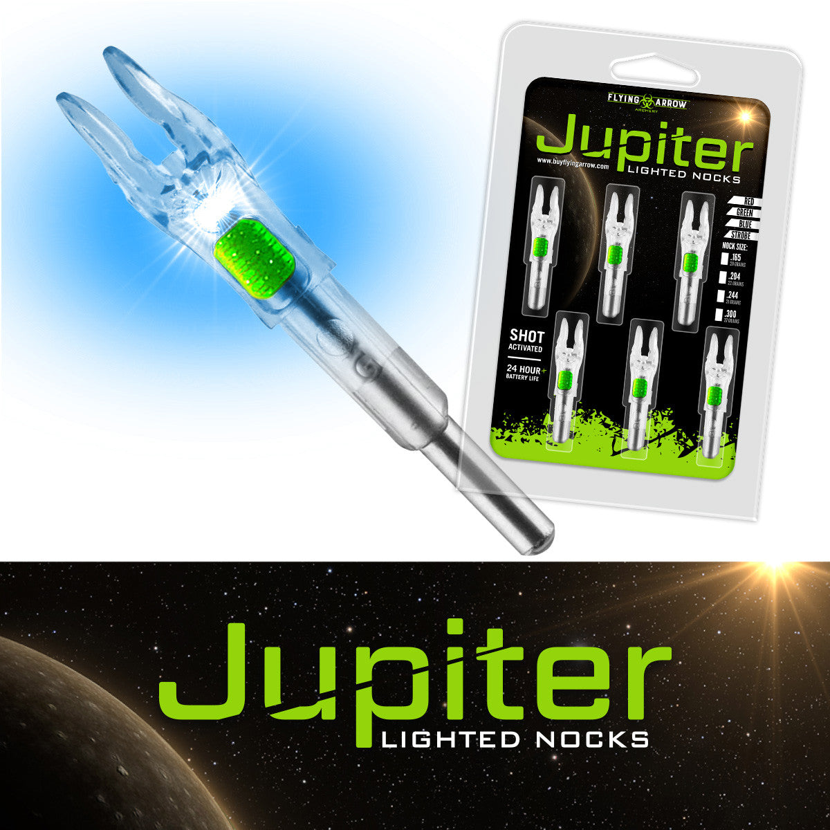 Jupiter Lighted Nock (6pk)