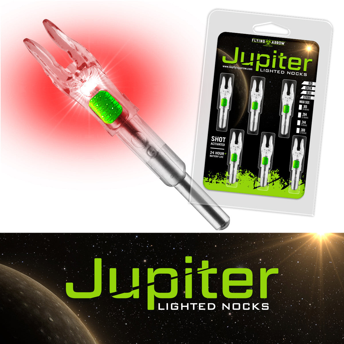 Jupiter Lighted Nock (6pk)