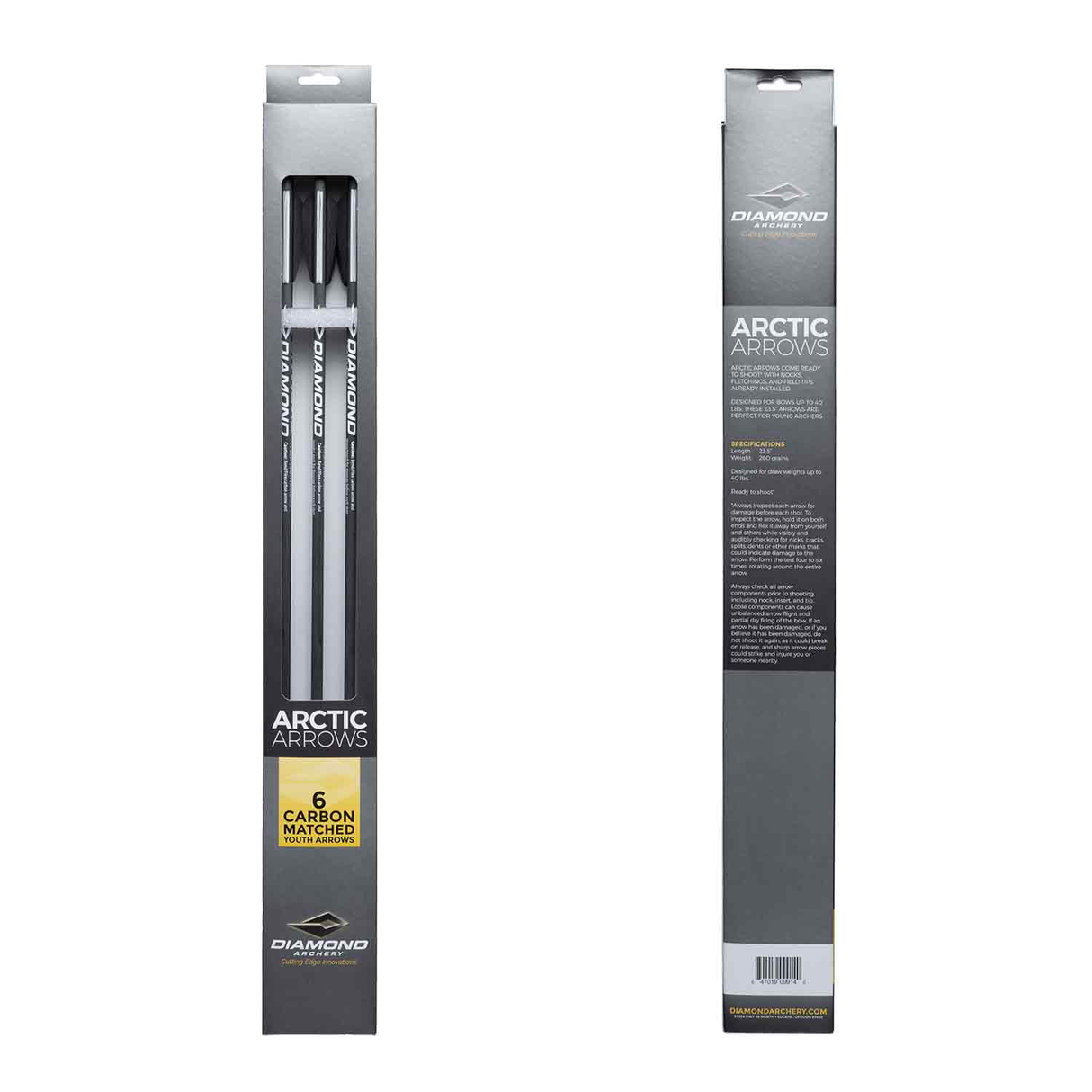 Diamond Atomic 23" Fletched Arrows 6 Pack