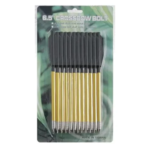 ManKung Crossbow Fletched Bolts 6.5"