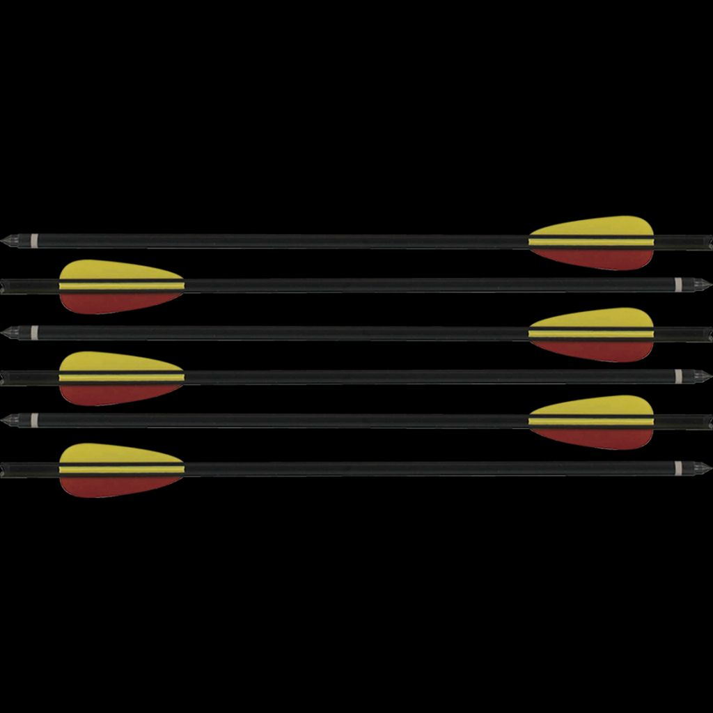 MK Crossbow Fletched Aluminum 14" Bolts 6 pack