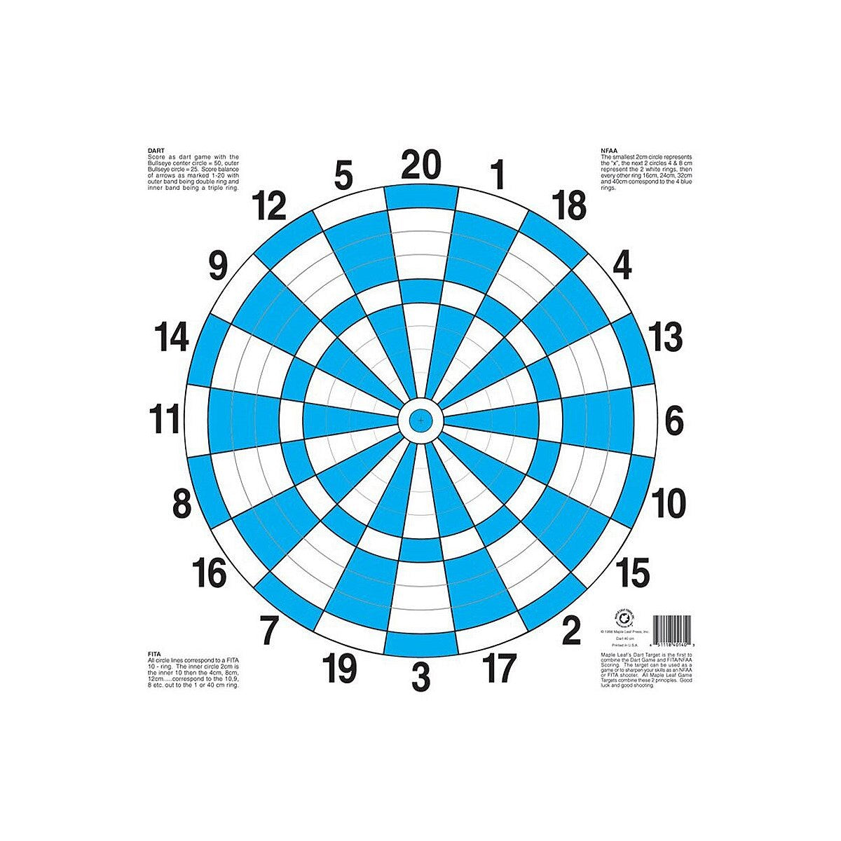 Maple Dart Target