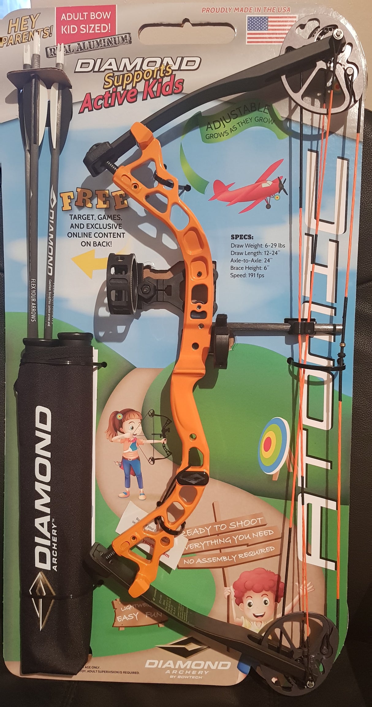 Diamond Atomic Youth Compound Bow Package