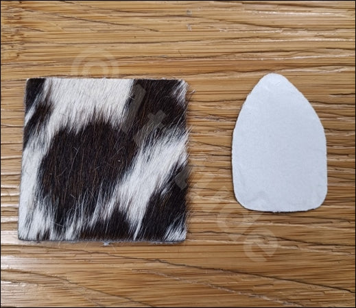 Bearpaw Traditional Hair Rest Dk Brown/white