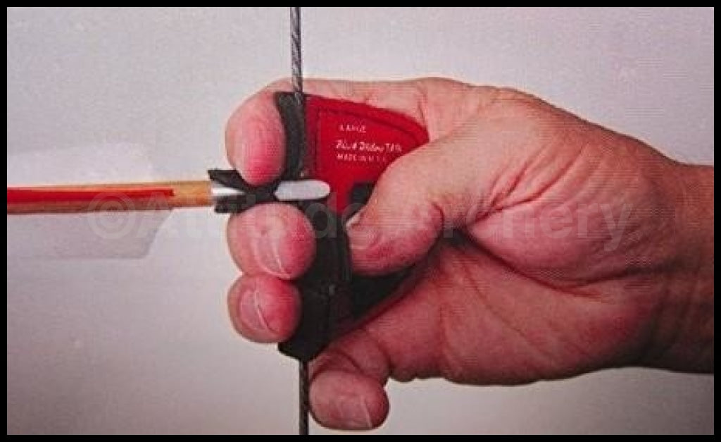 Black Widow Leather Calf Tab Finger Tabs