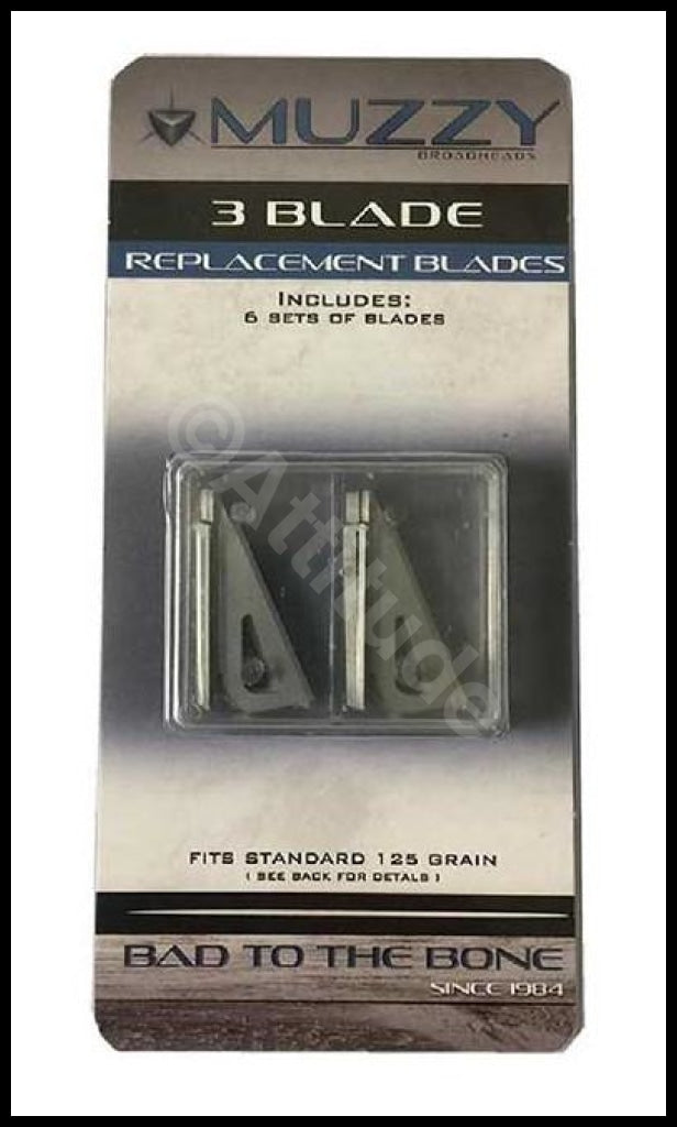 Muzzy 125Gr 3 Replacement Blades Broadheads