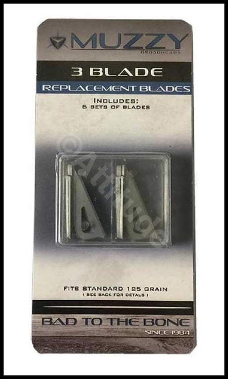 Muzzy 125Gr 3 Replacement Blades Broadheads